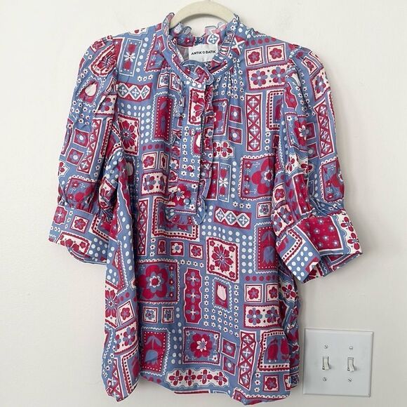 Antik Batik Honoka Blouse L/42 - Picture 2 of 7